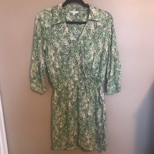 CAbi faux wrap dress